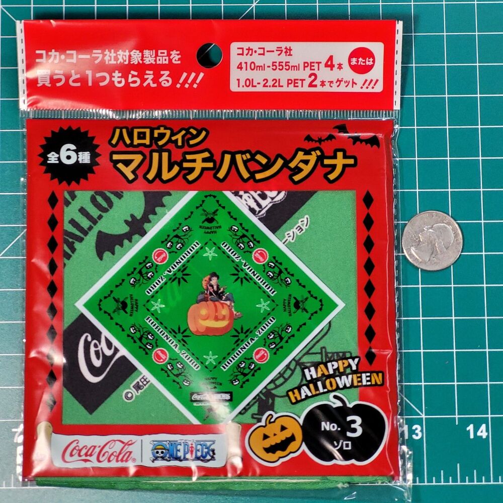 Roronoa Zoro - Coca-Cola x One Piece Green Halloween Bandana